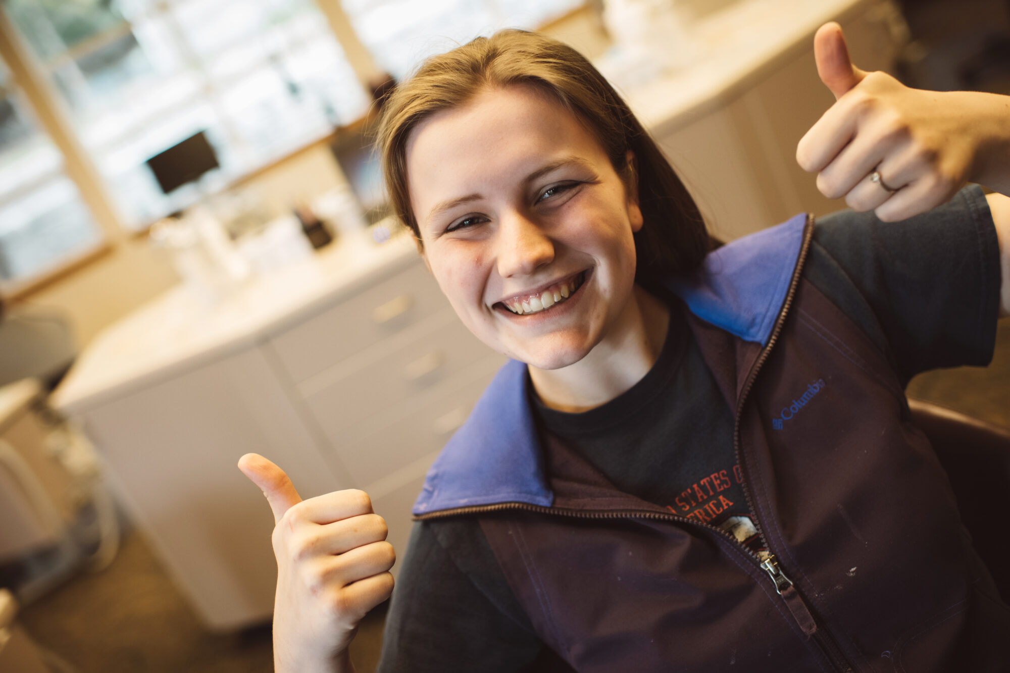happy patient smiling